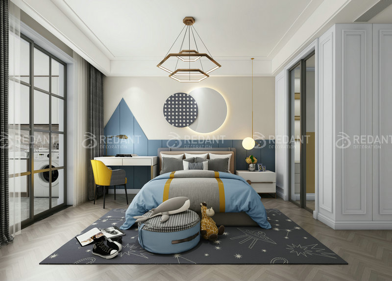 白塘壹号丨160平现代轻奢风格效果图