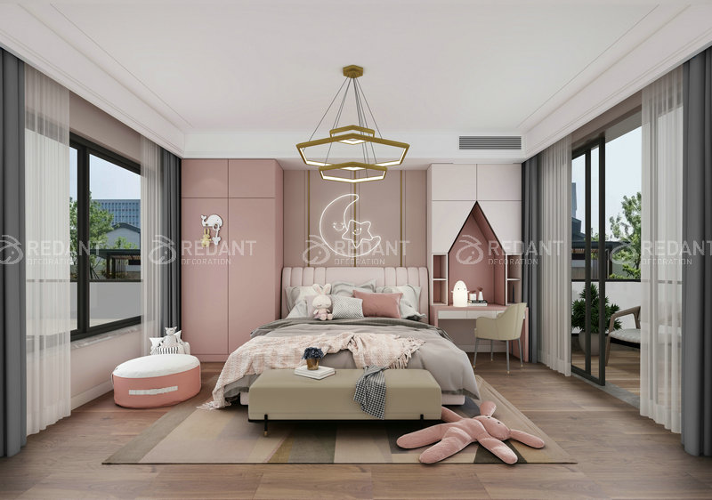 合润御府丨400平新中式风格别墅装修效果图