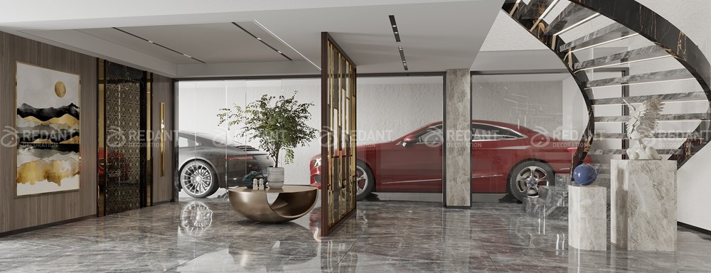 融湖雅墅300㎡现代港式风格别墅装修案例