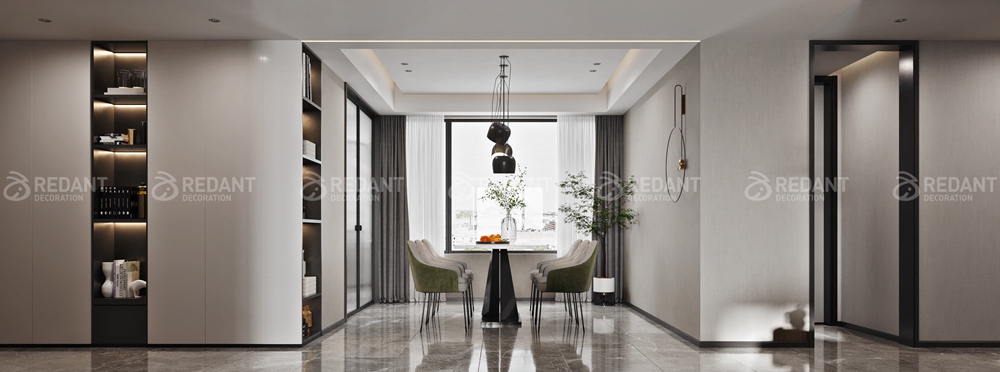 中海御湖熙岸160㎡现代风格装修案例