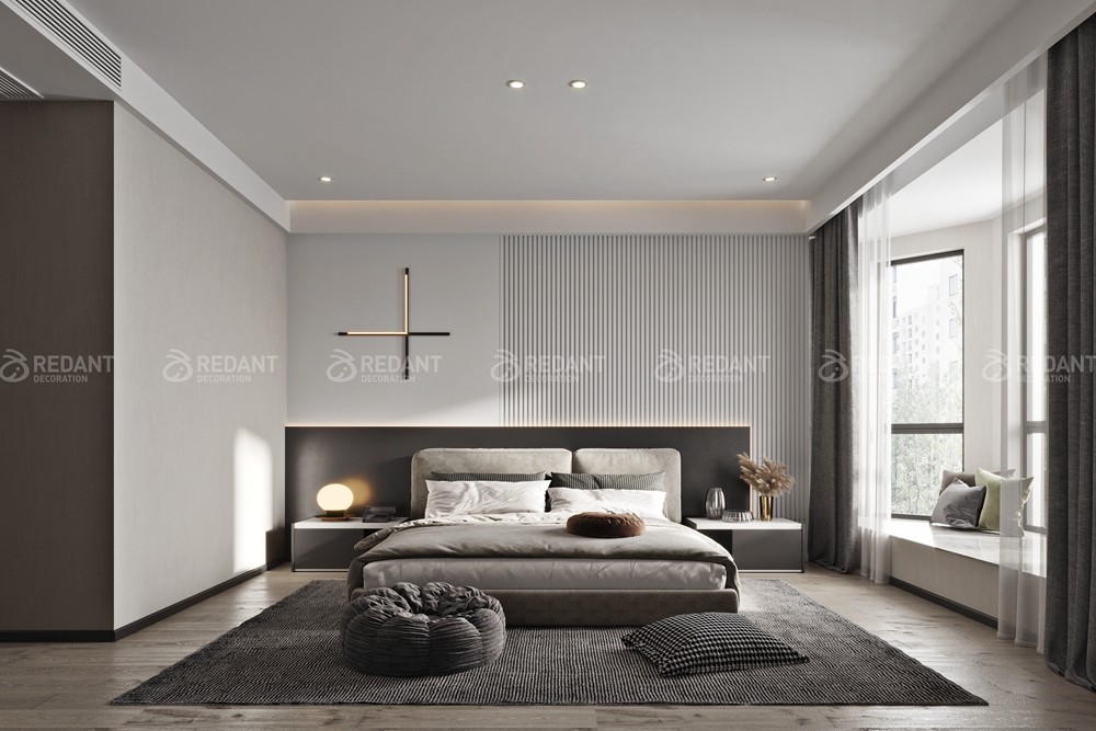 中海御湖熙岸160㎡现代风格装修案例