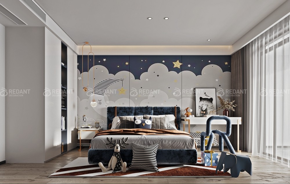 中海御湖熙岸160㎡现代风格装修案例