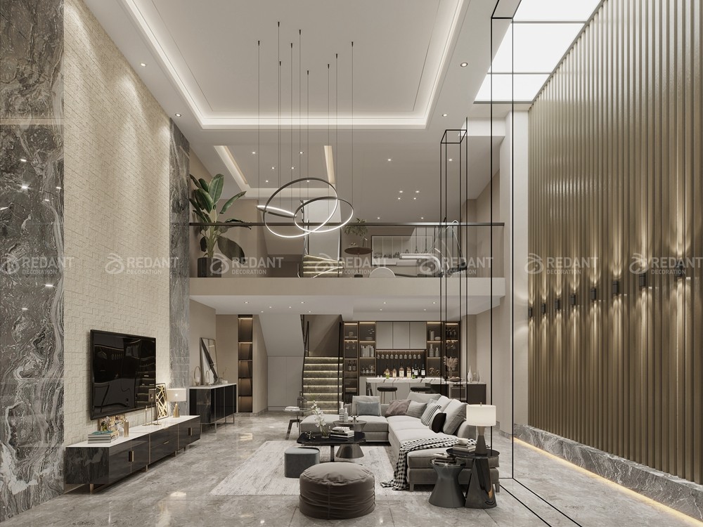 大境天城240㎡现代风格装修案例