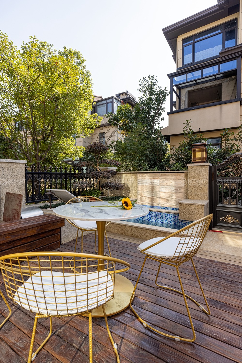 胥江湾350㎡轻奢风格别墅装修实景案例