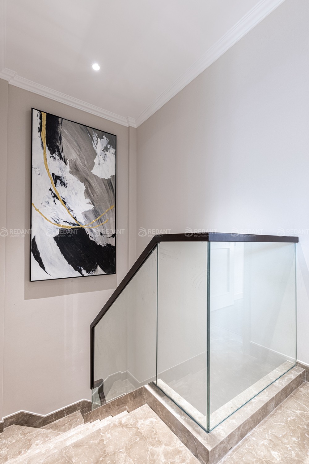 胥江湾350㎡轻奢风格别墅装修实景案例