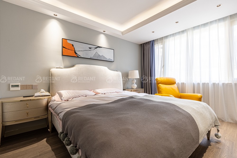 胥江湾350㎡轻奢风格别墅装修实景案例