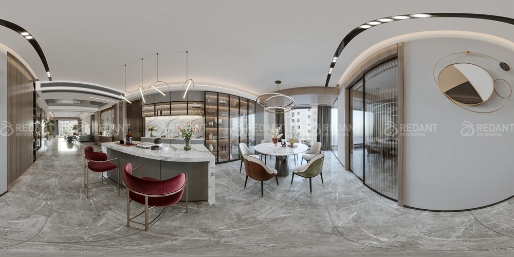 苏州湾景苑217㎡现代简约风格大平层装修效果图