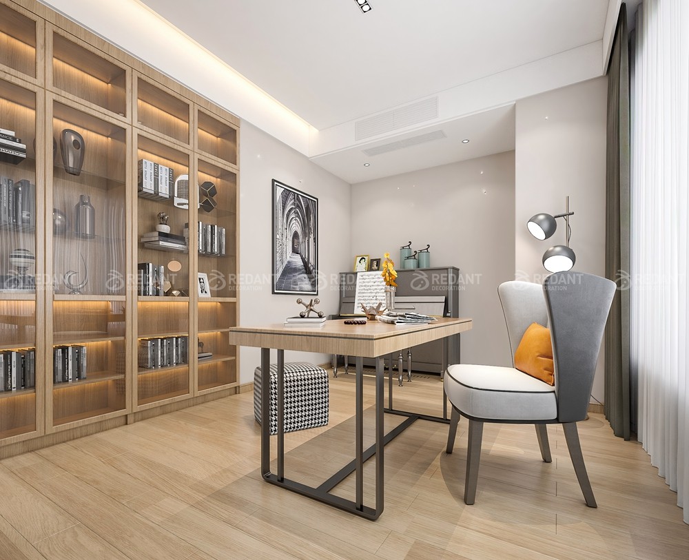 永乐里330㎡新中式风格别墅装修案例