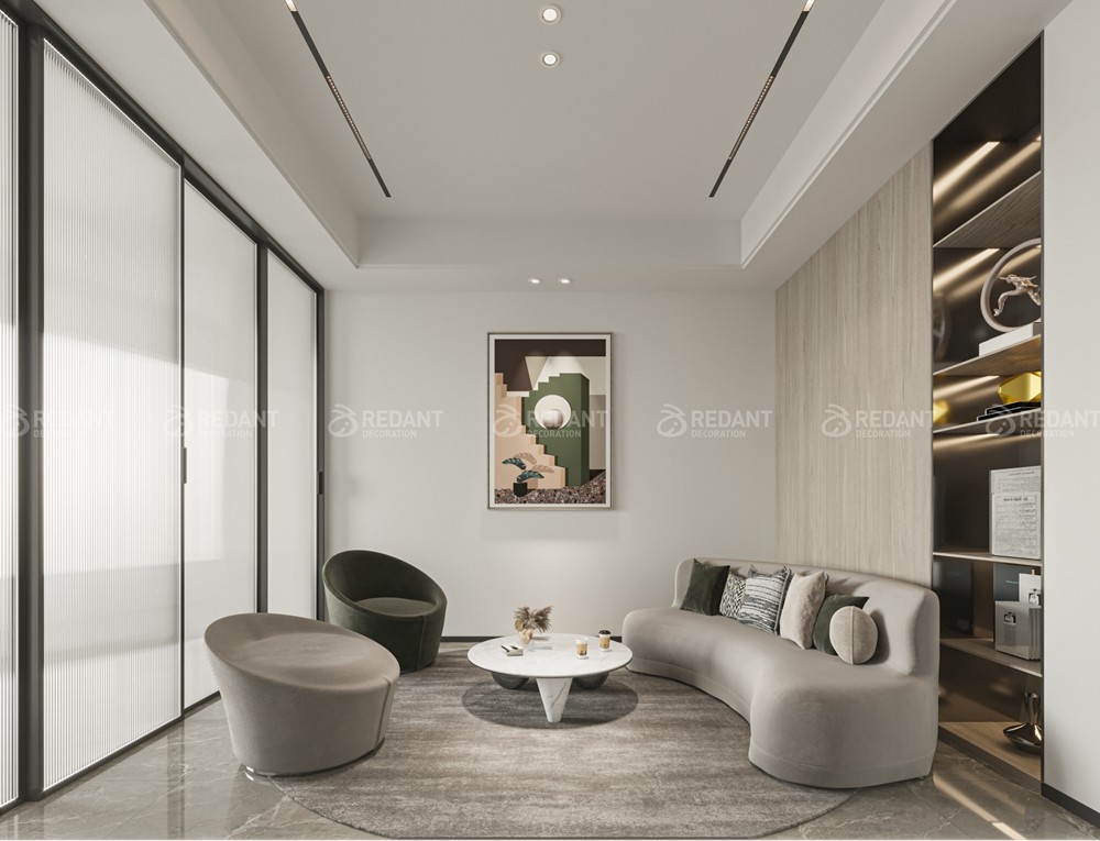 中航樾玺120㎡现代简约复式装修案例