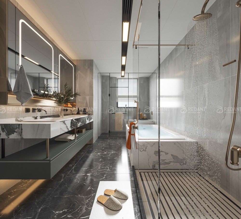 锦悦湾130㎡现代风格装修效果图