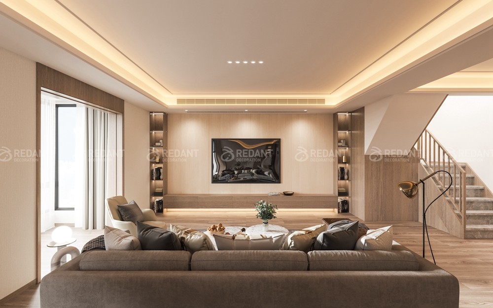 银城原溪170㎡现代风格别墅装修效果图