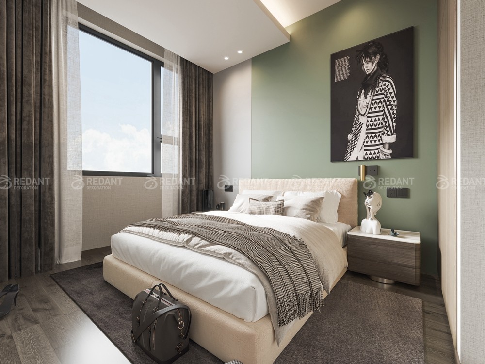 中粮本源300㎡新中式风格别墅装修效果图