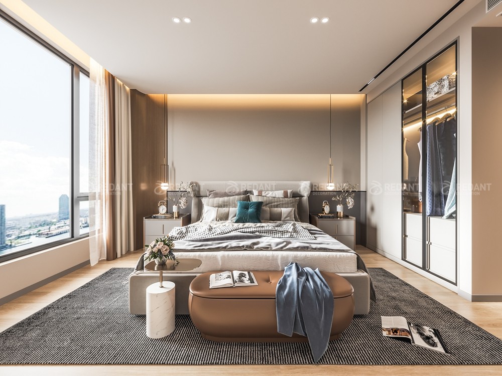 星屿仁恒180㎡现代风格装修效果图