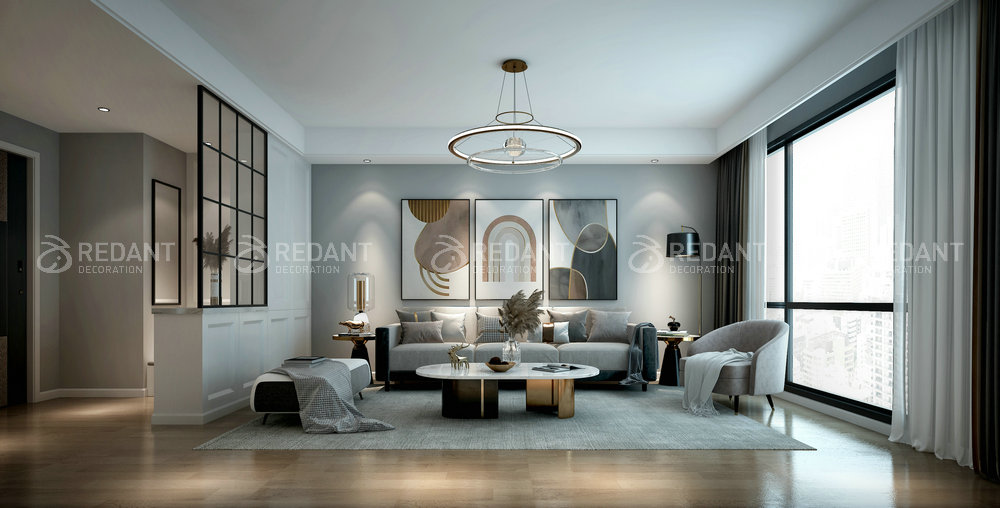 东城郡丨现代风格装修效果图