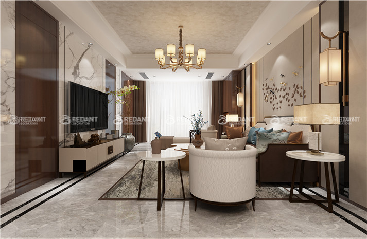 碧桂园天玺 |390平新中式风格案例