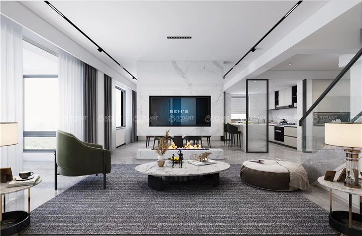 保利熙悦 |280平现代极简案例