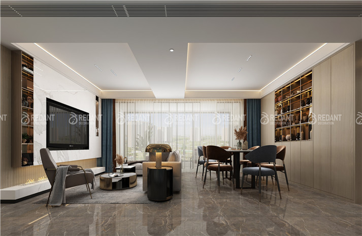 中南樾府 |145平现代简约风格案例