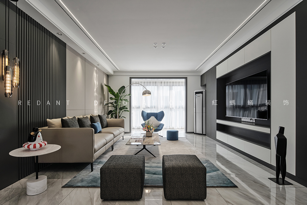 苏和苑丨180㎡现代风格实景案例