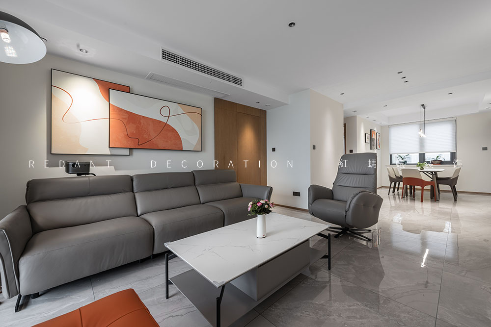 玲珑湾 | 120㎡现代极简风格装修实景图