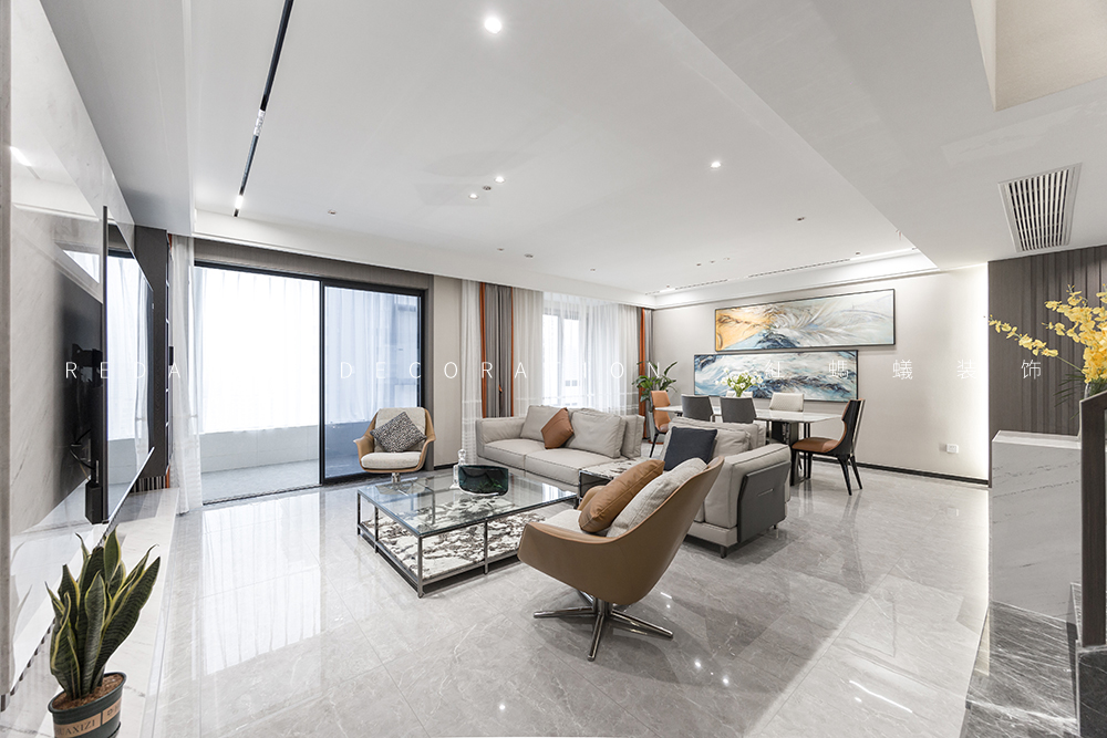 兰亭御园丨现代轻奢198㎡实景案例 