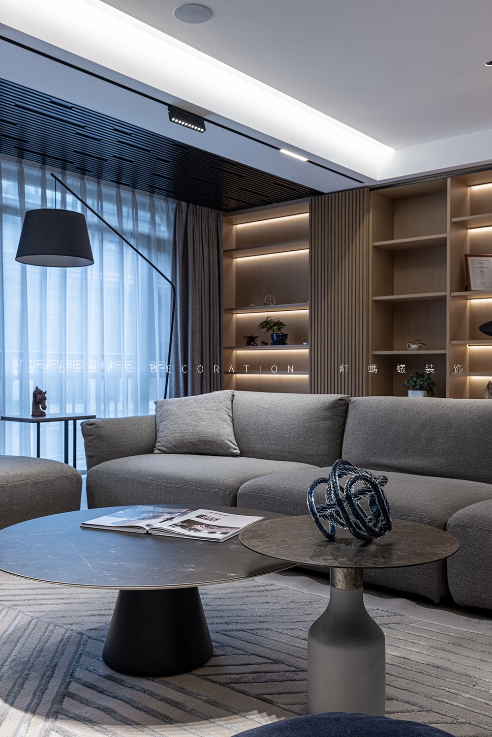 建发独墅湾140㎡现代风格叠墅实景