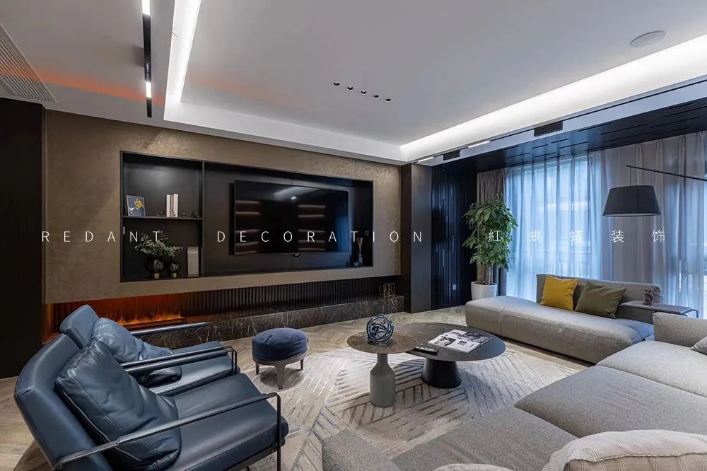 140m²现代台式设计（平层大宅装修必看）