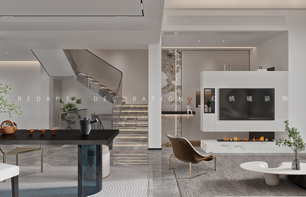 华丽家族太上湖 丨 300㎡现代风格装修案例