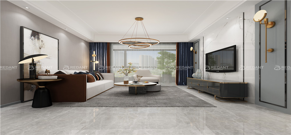 塘桥碧桂园 | 130㎡现代风格装修效果图