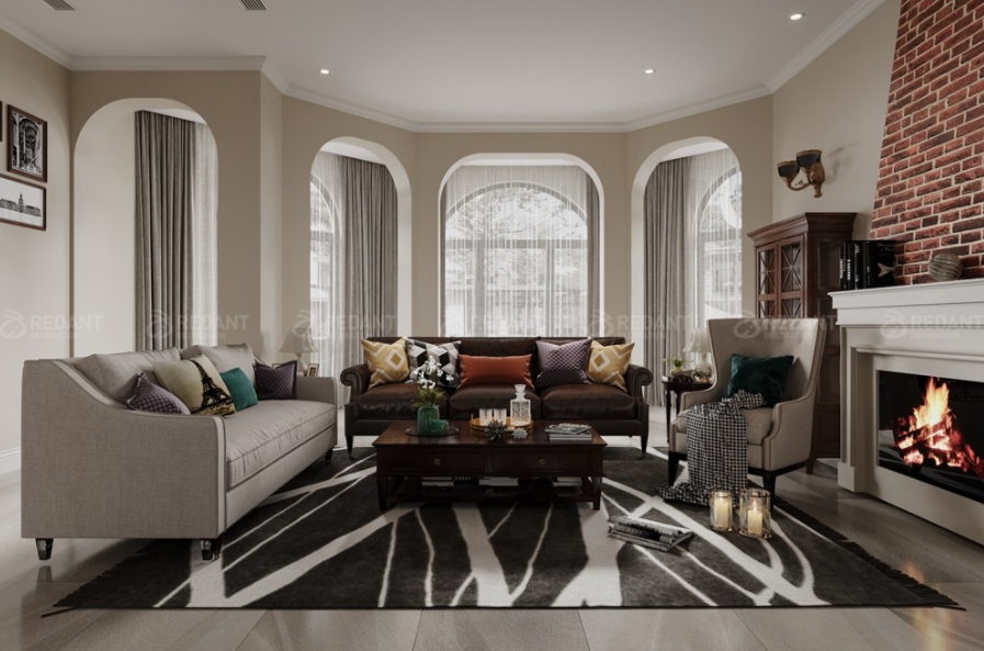 美式田园风格的设计要素 美式田园风的空间特点