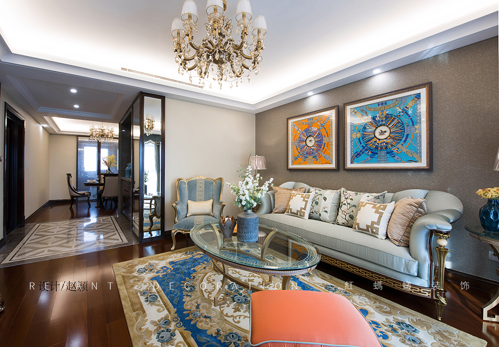 金茂府 | 180㎡法式风格装修效果图