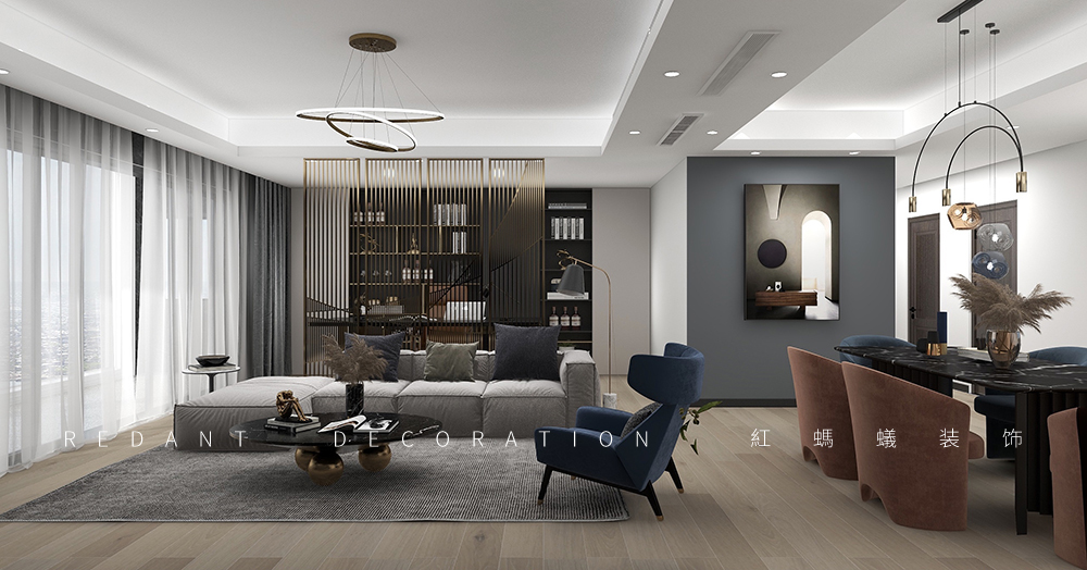 简约住宅设计，高品质三口之家