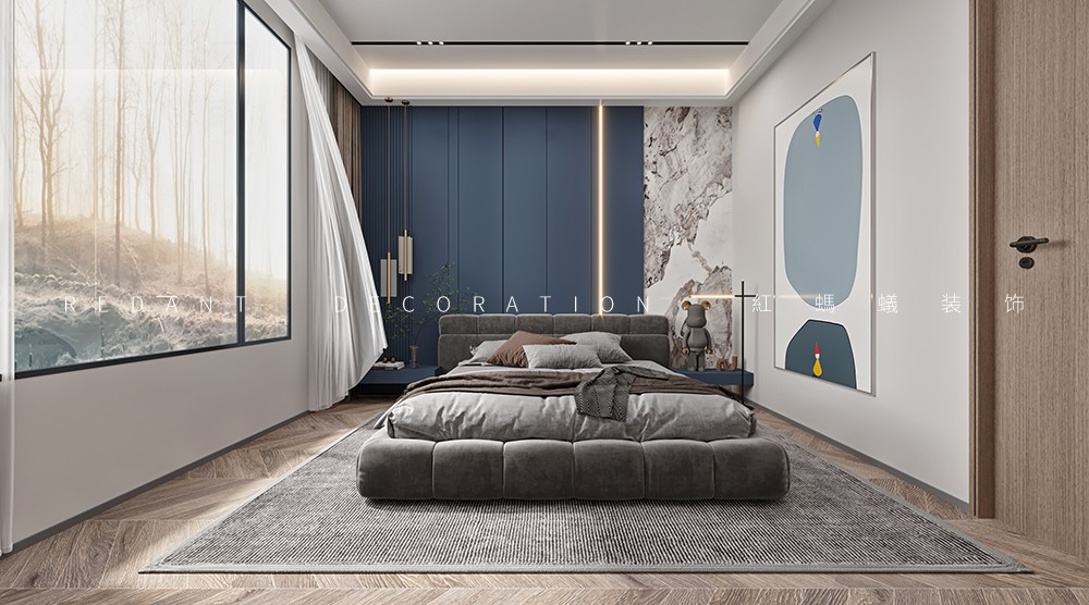 嘉宝花园现代轻奢别墅翻新装修效果图