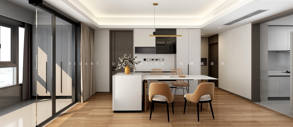 九龙仓逅湾雅苑130㎡现代风格精装改造案例