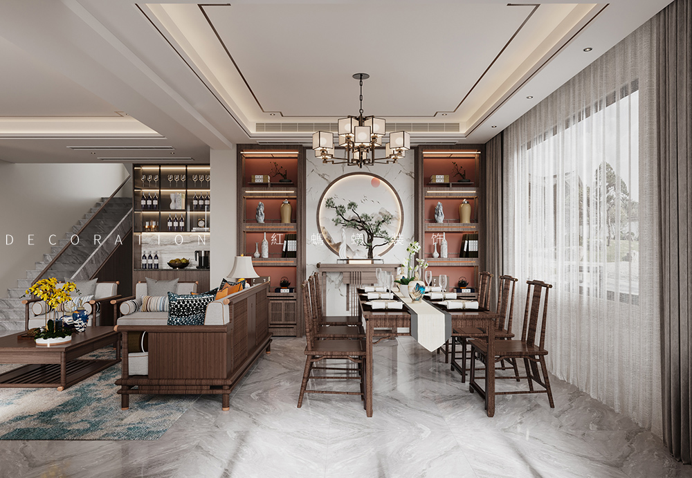 申大苑  | 240㎡现代风格别墅装修案例