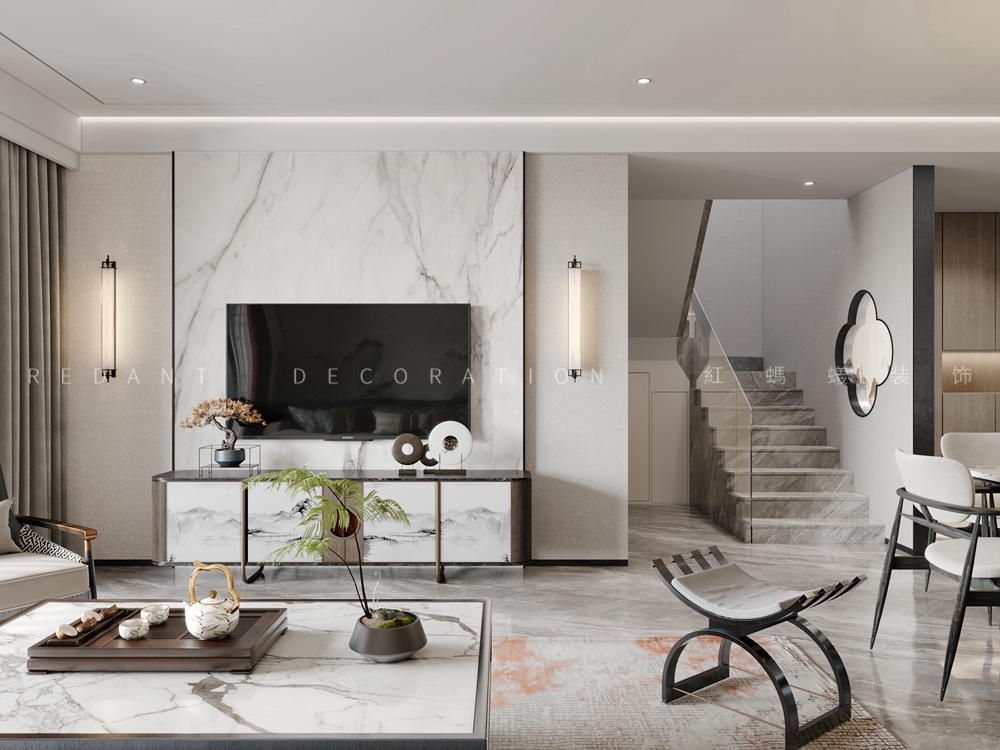 建发悦江南 | 200㎡新中式风格装修案例