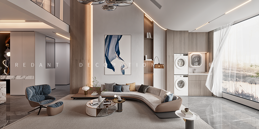 保利天樾 | 180平米现代风格别墅装修效果图