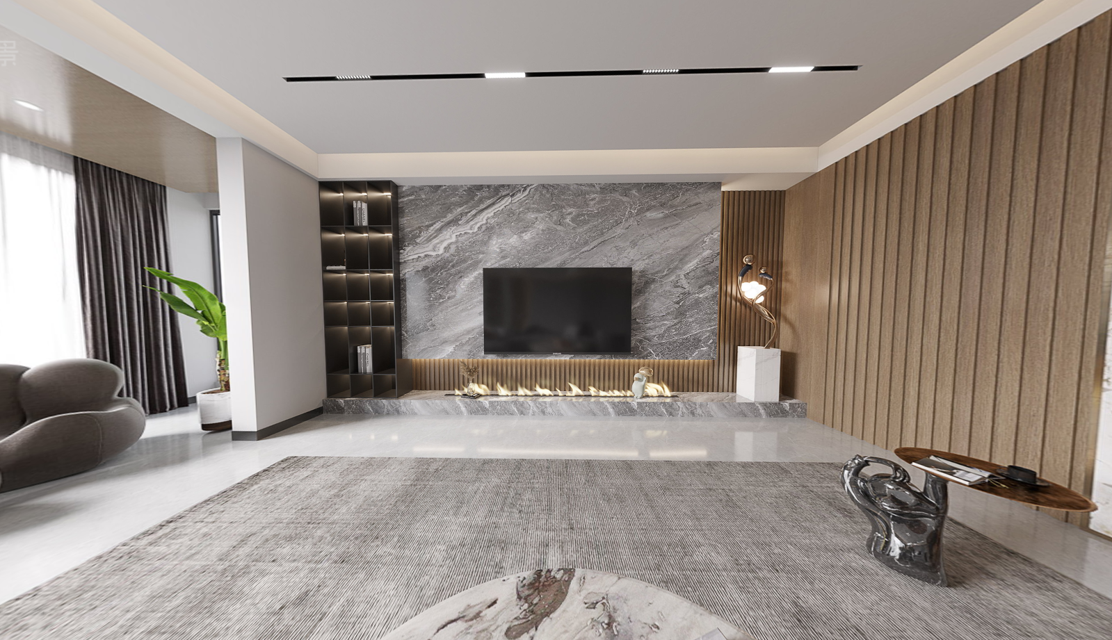 琴湖壹号 | 170㎡现代风格平层装修案例