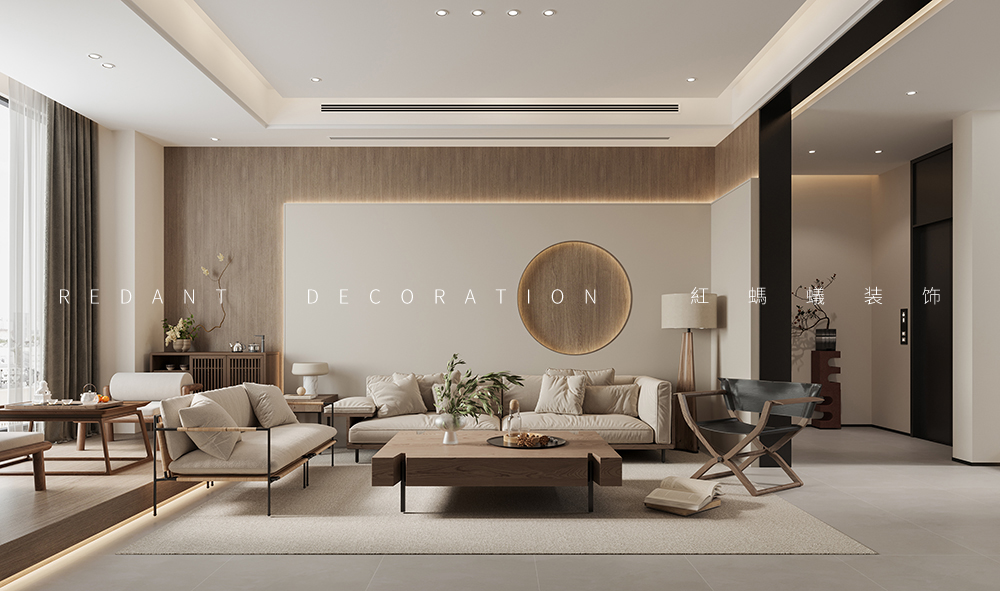 自建别墅 | 350平方米简约中式装修效果图