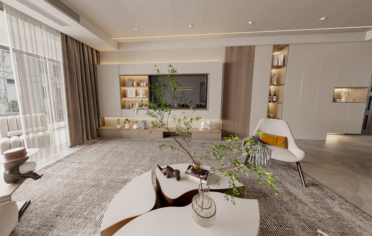 云山诗意 | 140平米现代风格装修效果图