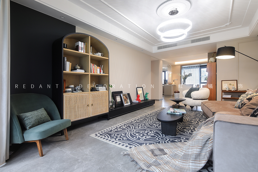 时代悦庭 | 135平米现代法式风格装修效果图