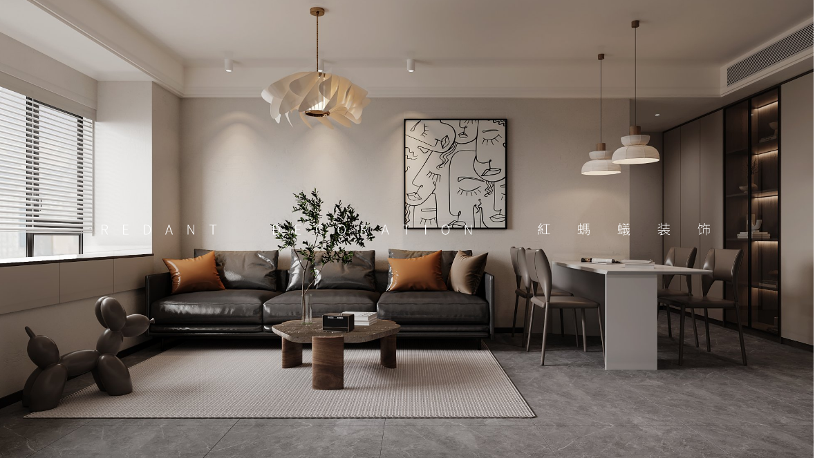 境启澜庭 | 103平米现代风格别墅装修效果图