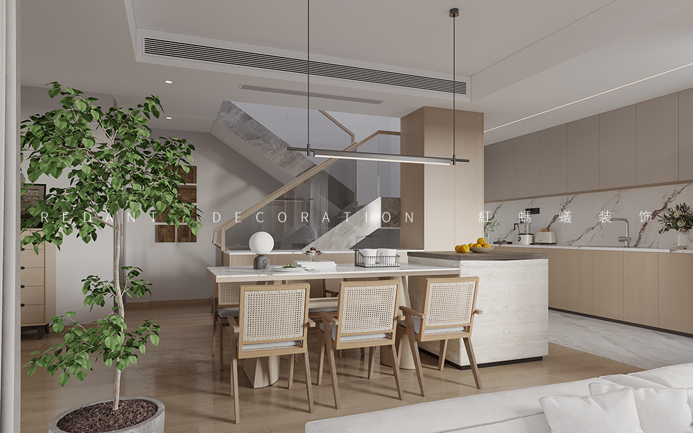 紫锦墅院 | 360平米现代风格别墅装修效果图