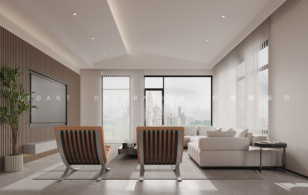 独墅西岸 | 574平米现代风格别墅装修案例