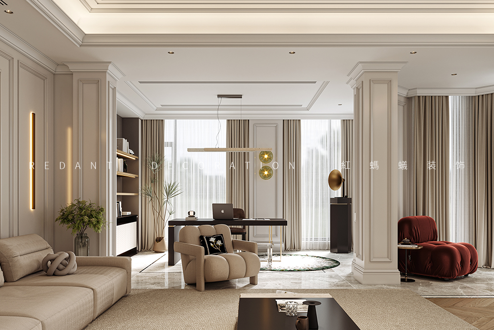 昆山绿中海 | 905平米现代风格别墅装修效果图