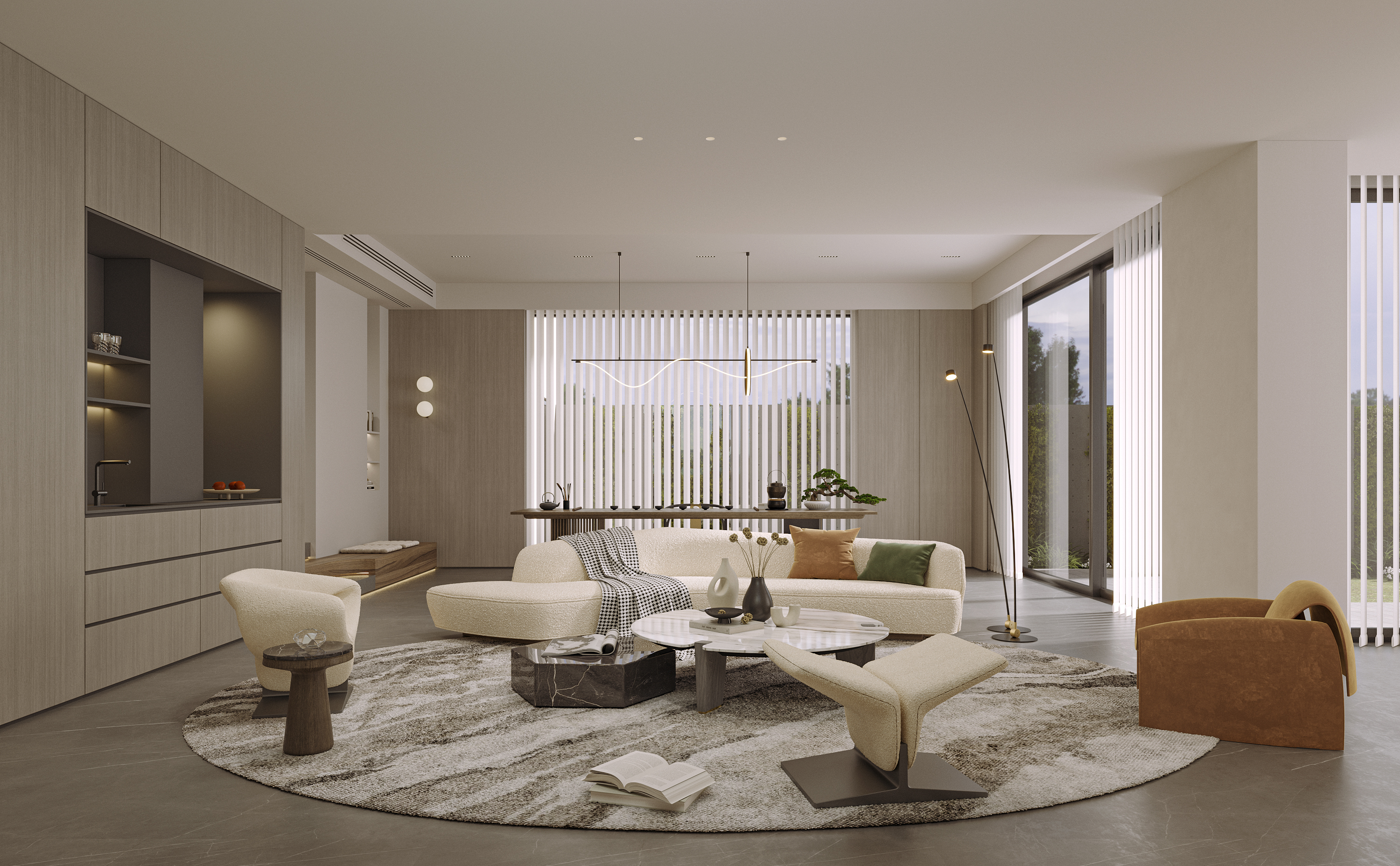 香蜜湖公馆 | 632平米现代风格别墅装修效果图