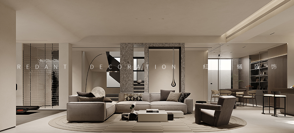 太湖东岸 | 470平米现代风格别墅装修效果图