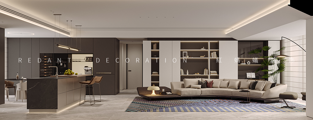 如东碧桂园 | 206平米现代风格装修效果图